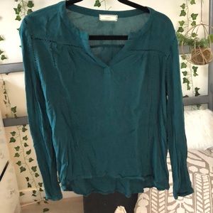 emerald green long sleeve